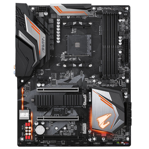 GIGABYTE X470 AORUS ULTRA GAMING – AMD X470 Chipset Socket AM4 GA-X470-AORUS-ULTRAGAMING Top GIGABYTE X470 AORUS ULTRA GAMING – AMD X470 Chipset Socket AM4 GA-X470-AORUS-ULTRAGAMING Top