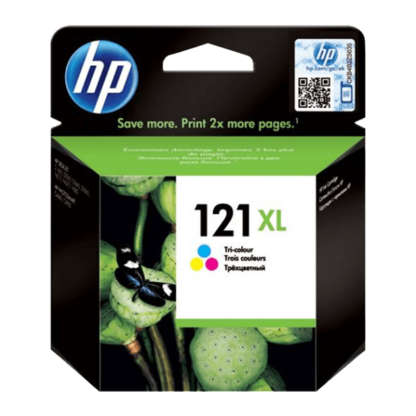 HP 121XL High Yield Tri-color Original Ink Cartridge (CC644HE)