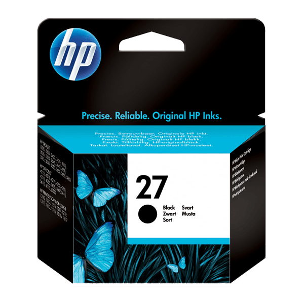 HP 27 Black Original Ink Cartridge (C8727AE) HP 27 Black Original Ink Cartridge (C8727AE)