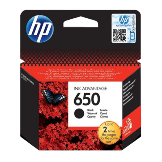 HP 650 Black Original Ink Advantage Cartridge (CZ101AE)