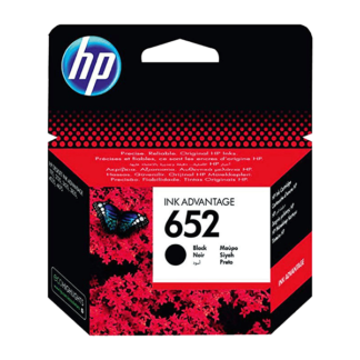 HP 652 Black Original Ink Advantage Cartridge (F6V25AE)