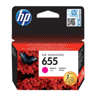 HP 655 Magenta Original Ink Advantage Cartridge (CZ111AE)