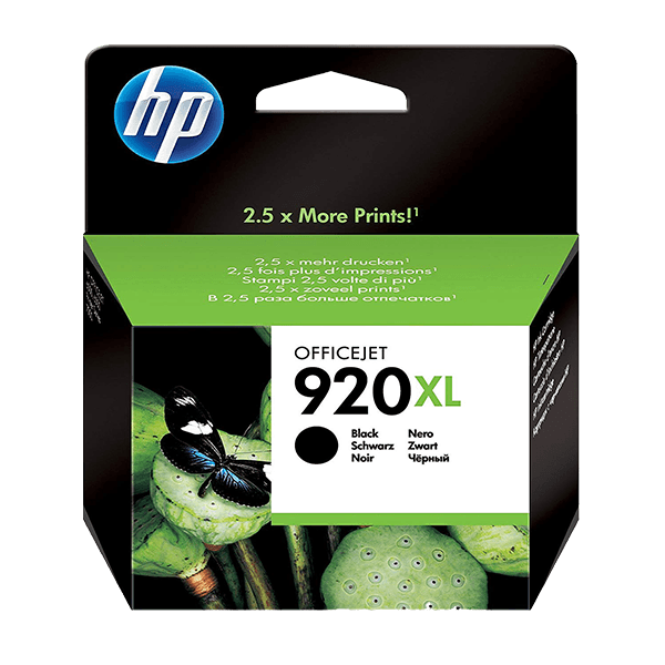 HP 920XL High Yield Black Original Ink Cartridge (CD975AE) HP 920XL High Yield Black Original Ink Cartridge (CD975AE)