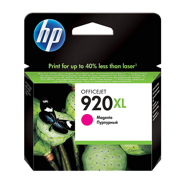 HP 920XL High Yield Magenta Original Ink Cartridge (CD973AE) HP 920XL High Yield Magenta Original Ink Cartridge (CD973AE)