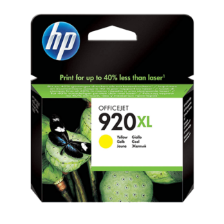 HP 920XL High Yield Yellow Original Ink Cartridge (CD974AE)
