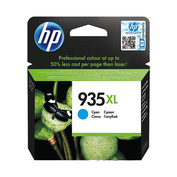 HP 935XL High Yield Cyan Original Ink Cartridge (C2P24AE) HP 935XL High Yield Cyan Original Ink Cartridge (C2P24AE)