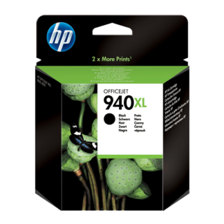 HP 940XL High Yield Black Original Ink Cartridge (C4906AE)