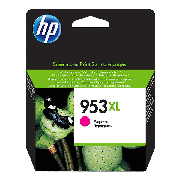 HP 953XL High Yield Magenta Original Ink Cartridge (F6U17AE) HP 953XL High Yield Magenta Original Ink Cartridge (F6U17AE)