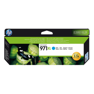 HP 971XL High Yield Cyan Original Ink Cartridge (CN626AE)