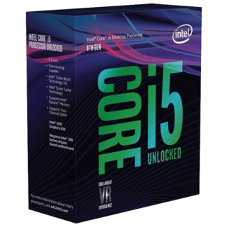 Intel Core i5 8600K 3.60GHz Six Core Processor LGA 1151 Socket BX80684I58600K