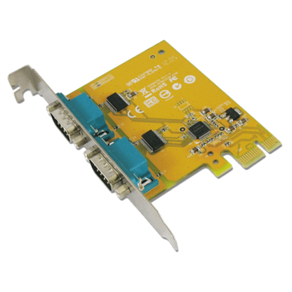Sunix SER6437A - 2 Port Serial RS-232 , PCI-Express Card