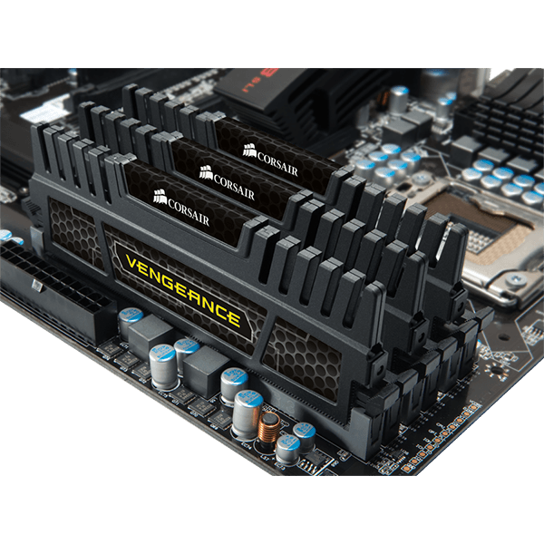 Corsair Vengeance DDR3 Black Vengeance Heatspreader Motherboard Corsair Vengeance DDR3 Black Vengeance Heatspreader Motherboard