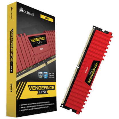 Corsair Vengeance LPX 16GB DDR4-2400MHz Kit (2x 8GB), Red