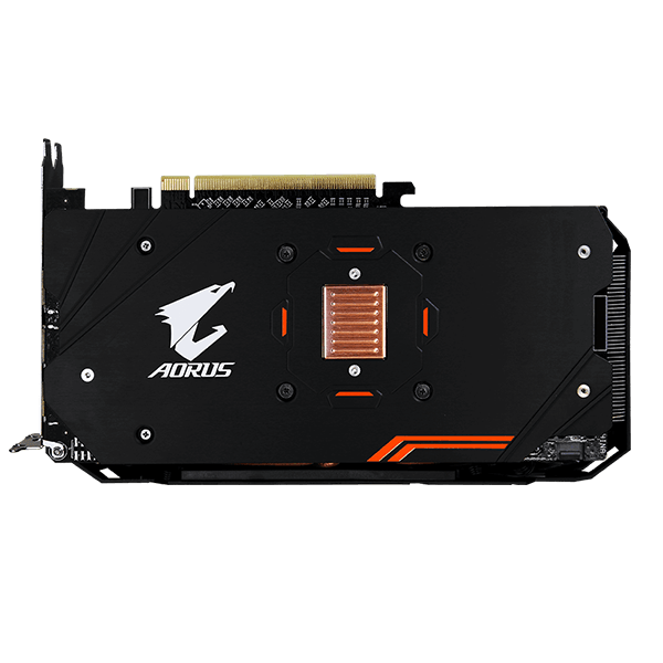 GIGABYTE AMD Radeon RX580 AORUS – 8192MB GDDR5, 256-Bit Memory Bus GV-RX580AORUS-8GD Bottom GIGABYTE AMD Radeon RX580 AORUS – 8192MB GDDR5, 256-Bit Memory Bus GV-RX580AORUS-8GD Bottom