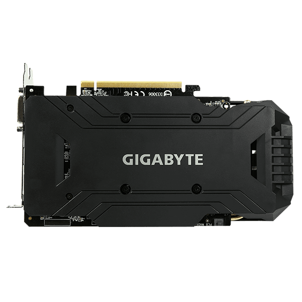 GIGABYTE nVidia GeForce GTX1060 WINDFORCE - 6144MB GDDR5, 192-Bit Memory Bus GV-N1060WF2OC-6GD Bottom GIGABYTE nVidia GeForce GTX1060 WINDFORCE - 6144MB GDDR5, 192-Bit Memory Bus GV-N1060WF2OC-6GD Bottom