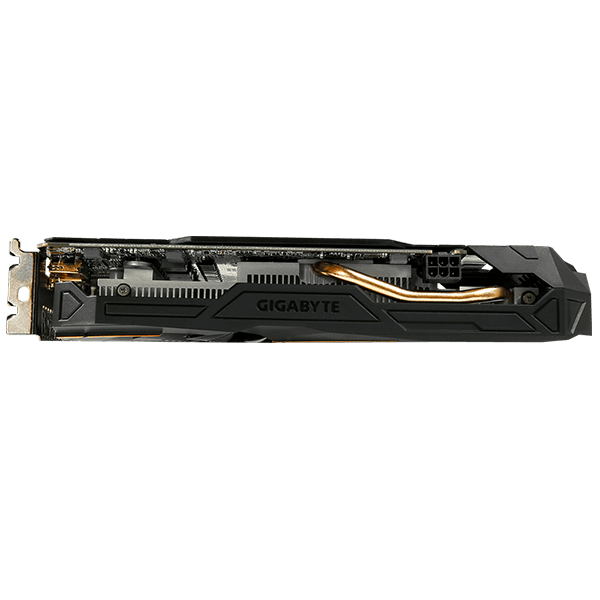 GIGABYTE nVidia GeForce GTX1060 WINDFORCE - 6144MB GDDR5, 192-Bit Memory Bus GV-N1060WF2OC-6GD Side GIGABYTE nVidia GeForce GTX1060 WINDFORCE - 6144MB GDDR5, 192-Bit Memory Bus GV-N1060WF2OC-6GD Side