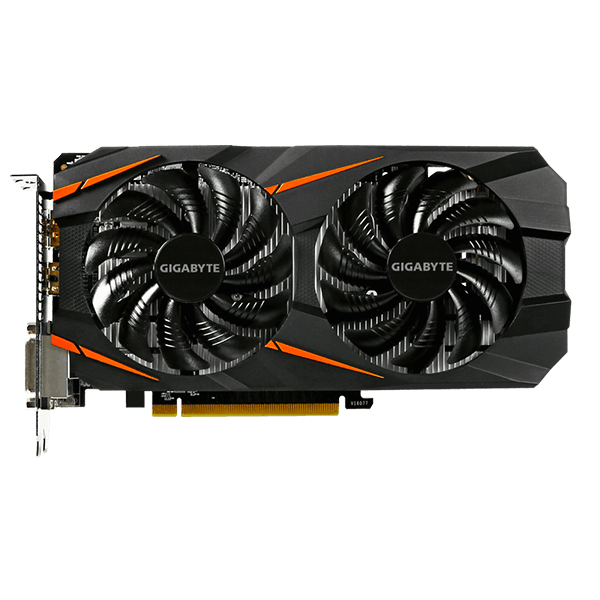 GIGABYTE nVidia GeForce GTX1060 WINDFORCE - 6144MB GDDR5, 192-Bit Memory Bus GV-N1060WF2OC-6GD Top GIGABYTE nVidia GeForce GTX1060 WINDFORCE - 6144MB GDDR5, 192-Bit Memory Bus GV-N1060WF2OC-6GD Top