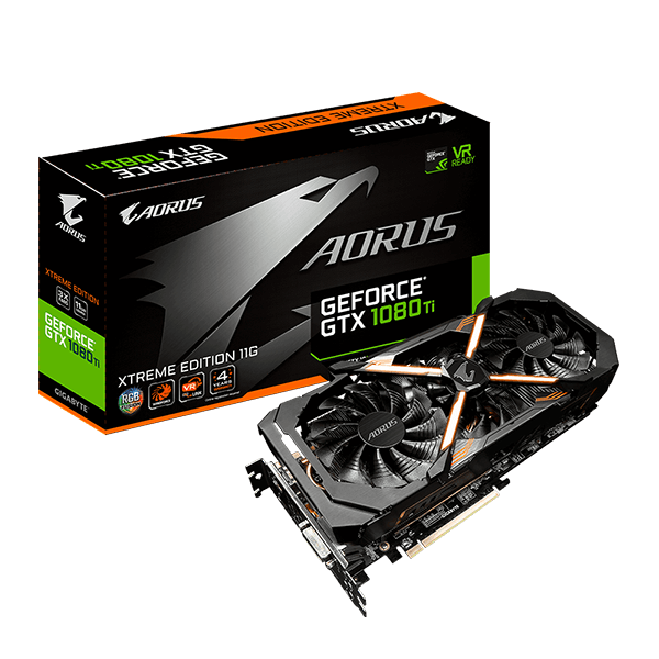 GIGABYTE nVidia GeForce GTX1080 Ti AORUS X – 11264MB GDDR5X, 352-Bit Memory Bus GV-N108TAORUSX-11GD Box GIGABYTE nVidia GeForce GTX1080 Ti AORUS X – 11264MB GDDR5X, 352-Bit Memory Bus GV-N108TAORUSX-11GD Box