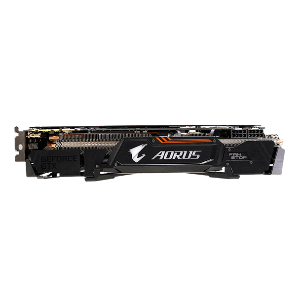 GIGABYTE nVidia GeForce GTX1080 Ti AORUS X – 11264MB GDDR5X, 352-Bit Memory Bus GV-N108TAORUSX-11GD Side GIGABYTE nVidia GeForce GTX1080 Ti AORUS X – 11264MB GDDR5X, 352-Bit Memory Bus GV-N108TAORUSX-11GD Side