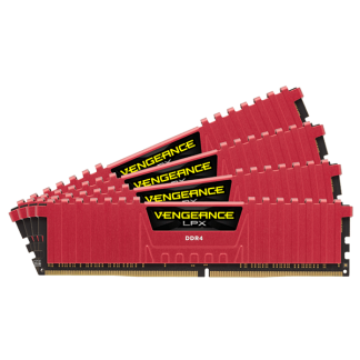 Corsair Vengeance LPX Red Vengeance 4xKit Front