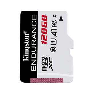 Kingston 128GB High Endurance microSD, Read-Write 95-45 MB-Sec, Lifetime Warranty SDCE-128GB Top